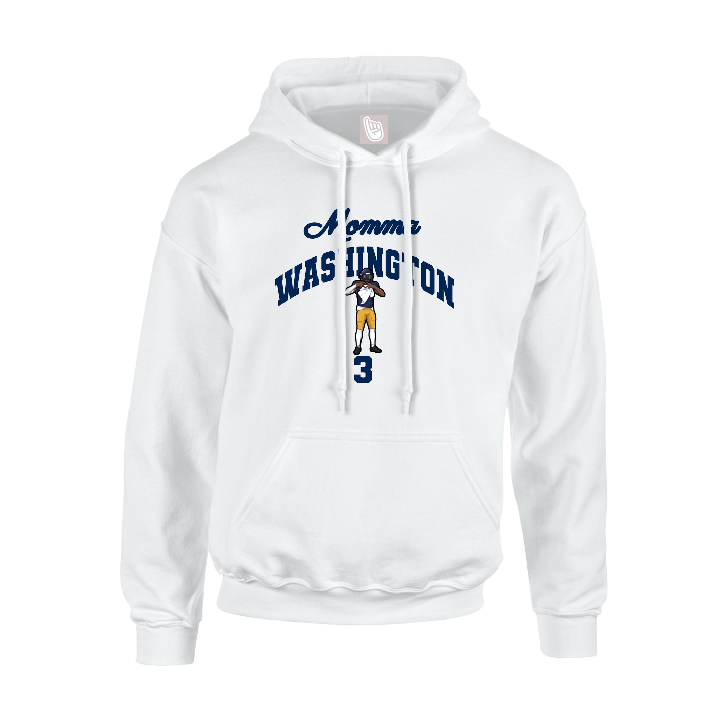 Youth Hoodie — Mothers Day Arch in White