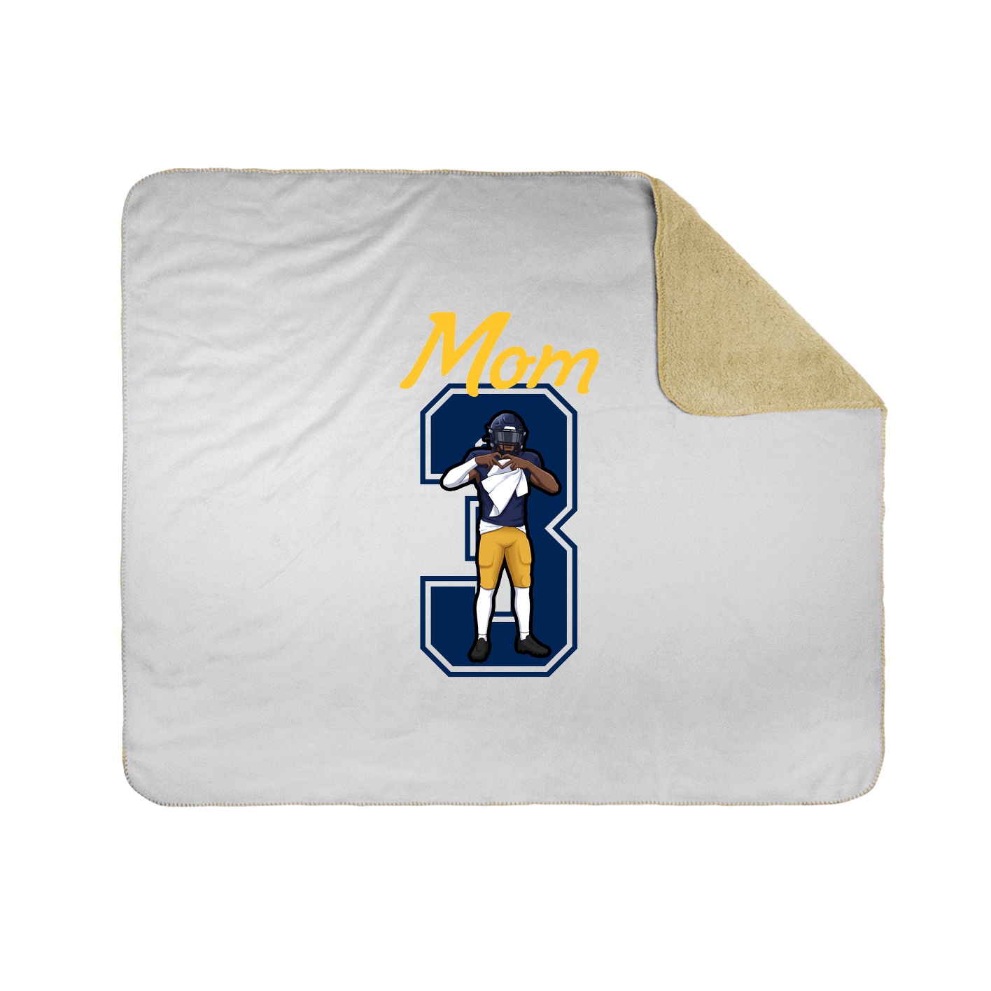 Throw Blanket — Mothers Day Shirsey in White