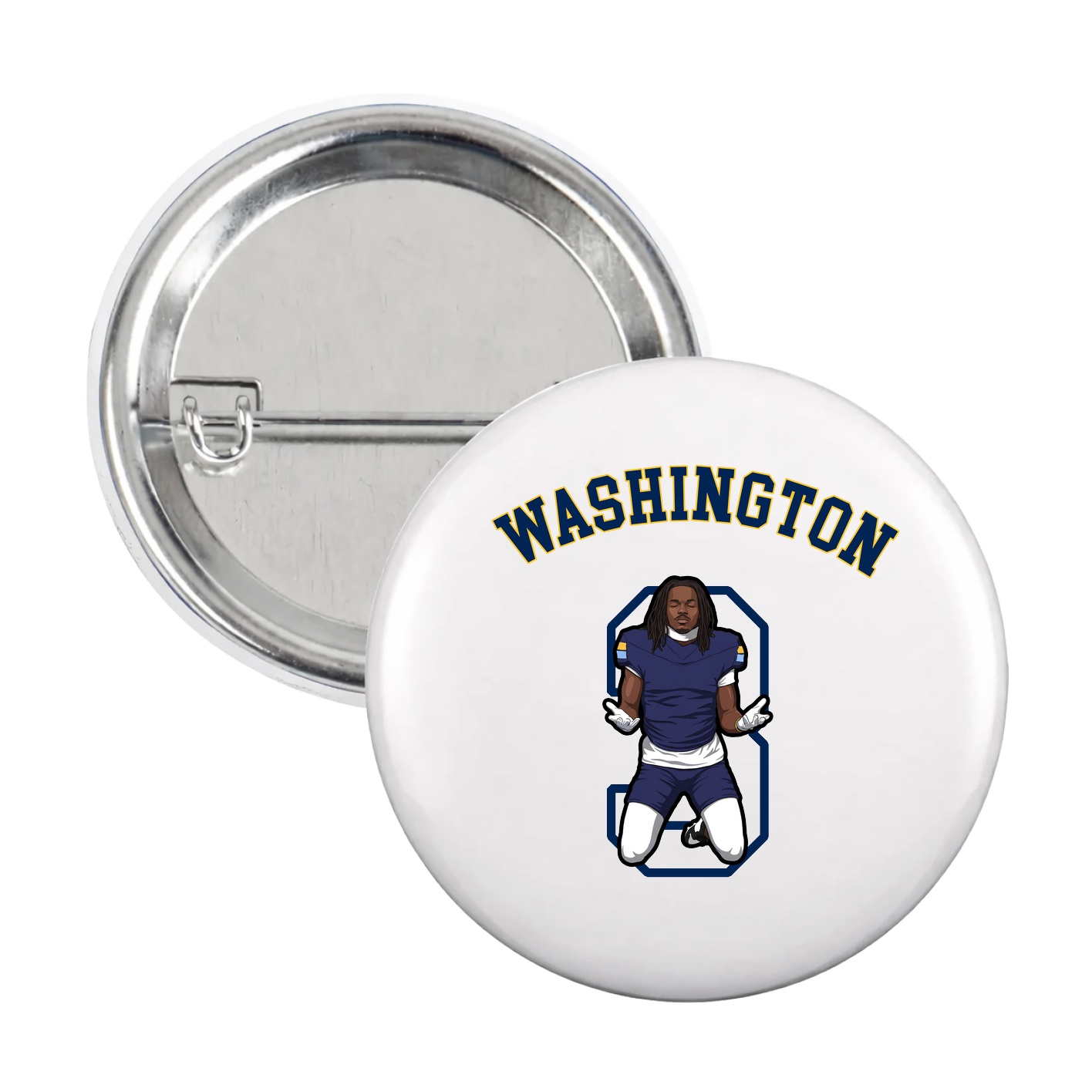 Game Day Button — Shirsey Arch in White
