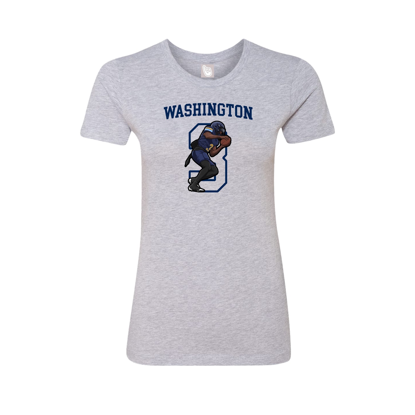 Fitted Women's Tee — Shirsey in Grey