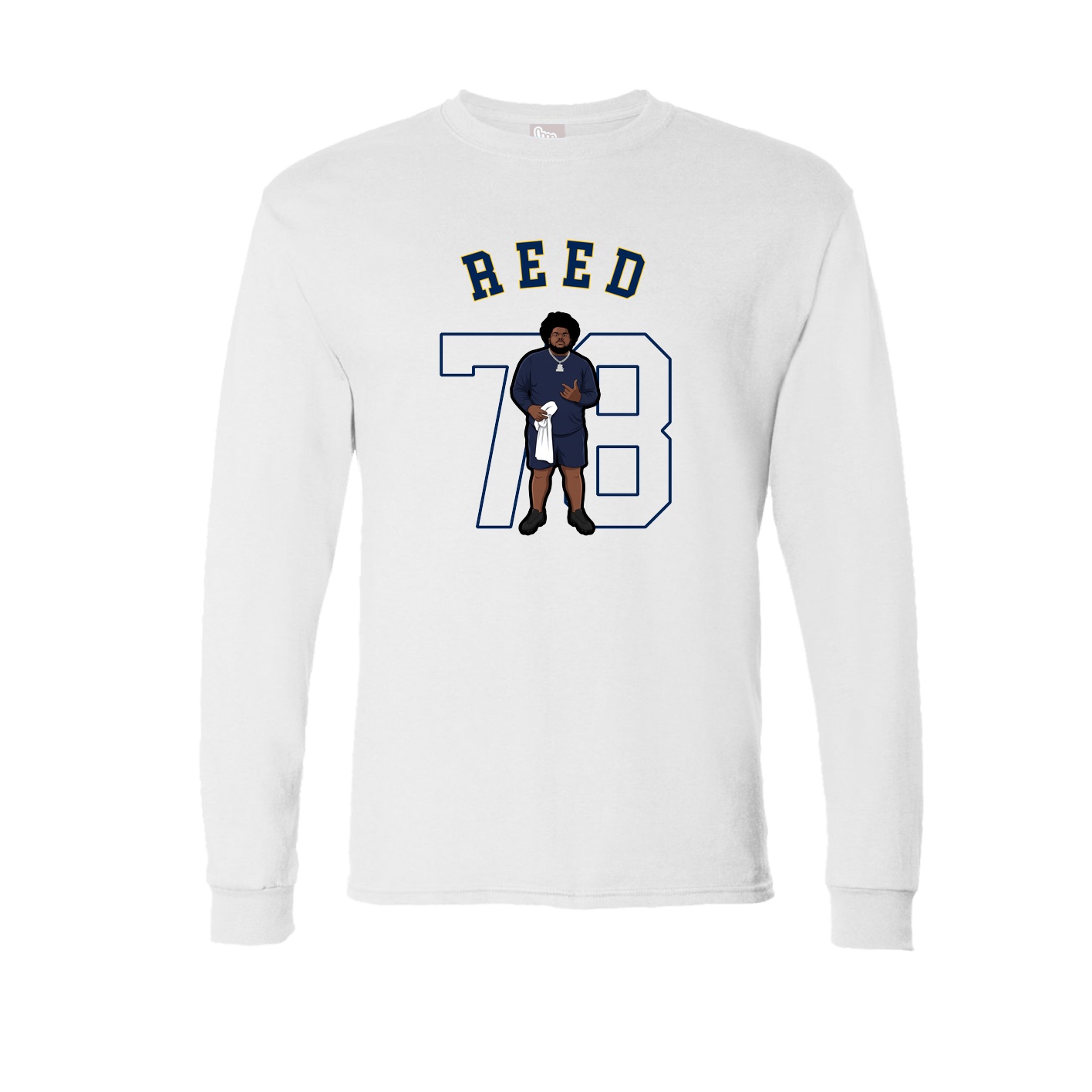 Long Sleeve Tee — Shirsey Arch in White