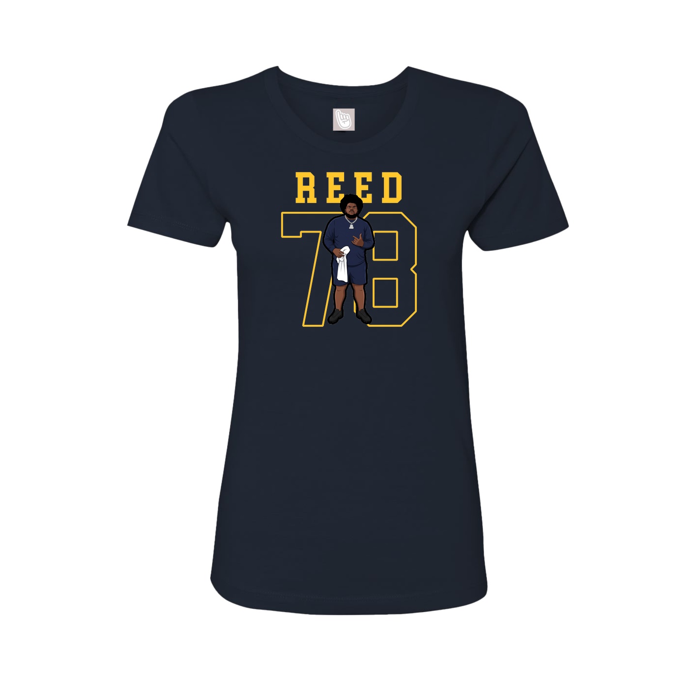 Fitted Women's Tee — Shirsey in Navy