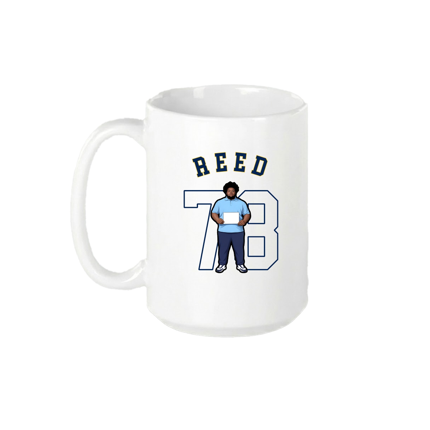 15oz Coffee Mug — Shirsey Arch in White