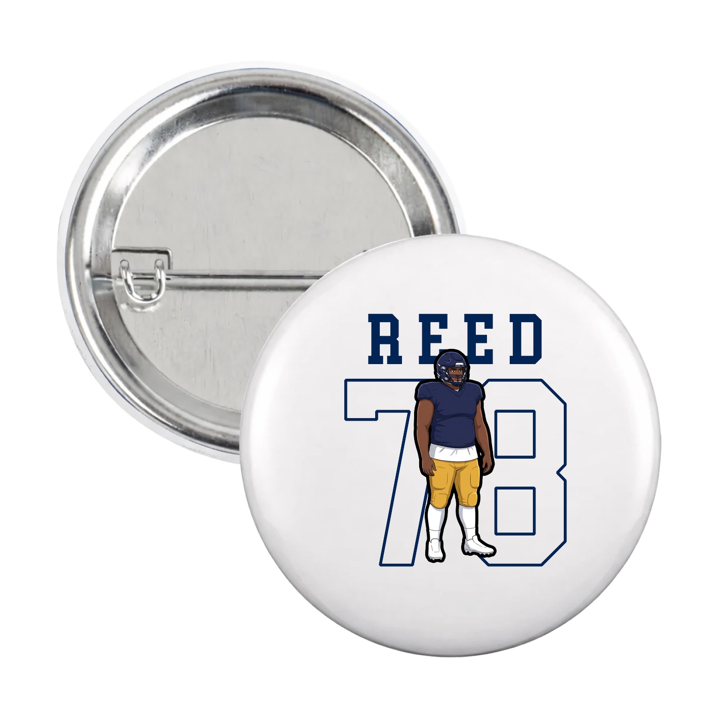 Game Day Button — Shirsey in White