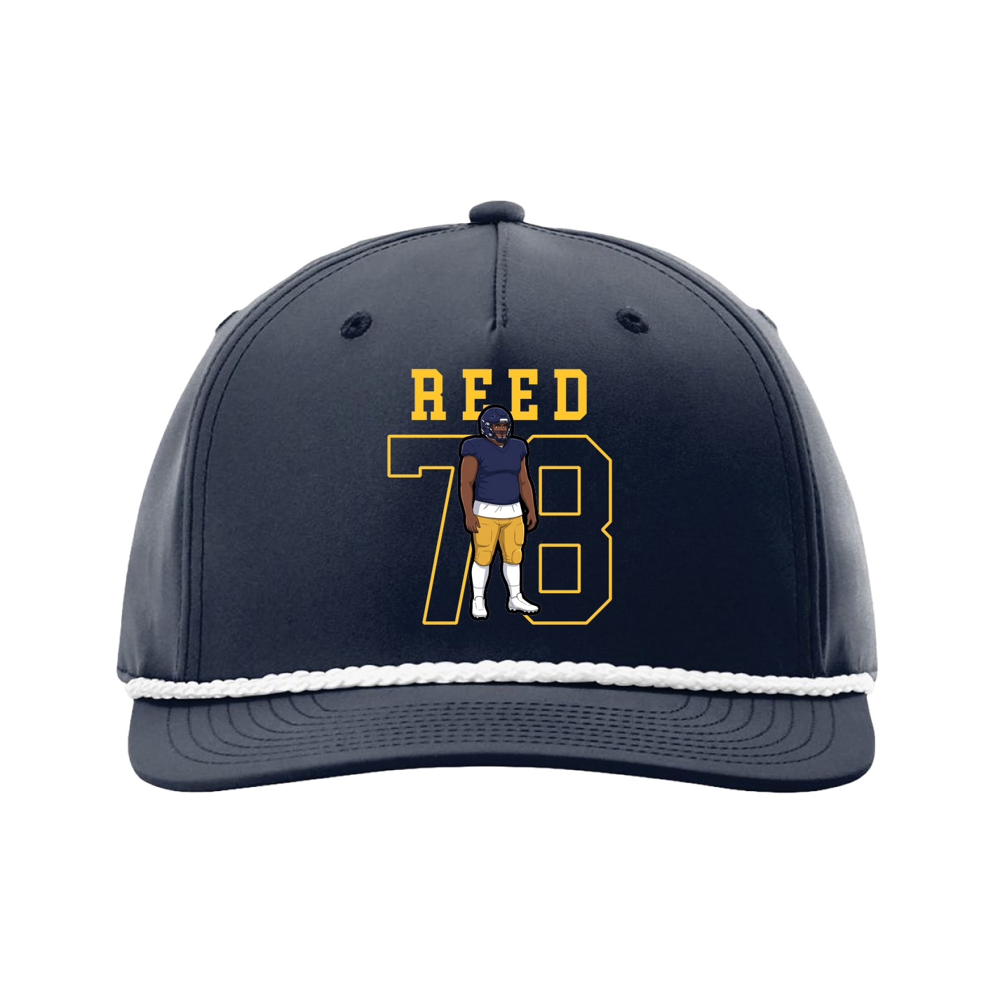 Five-Panel Classic Rope Cap — Shirsey in Navy