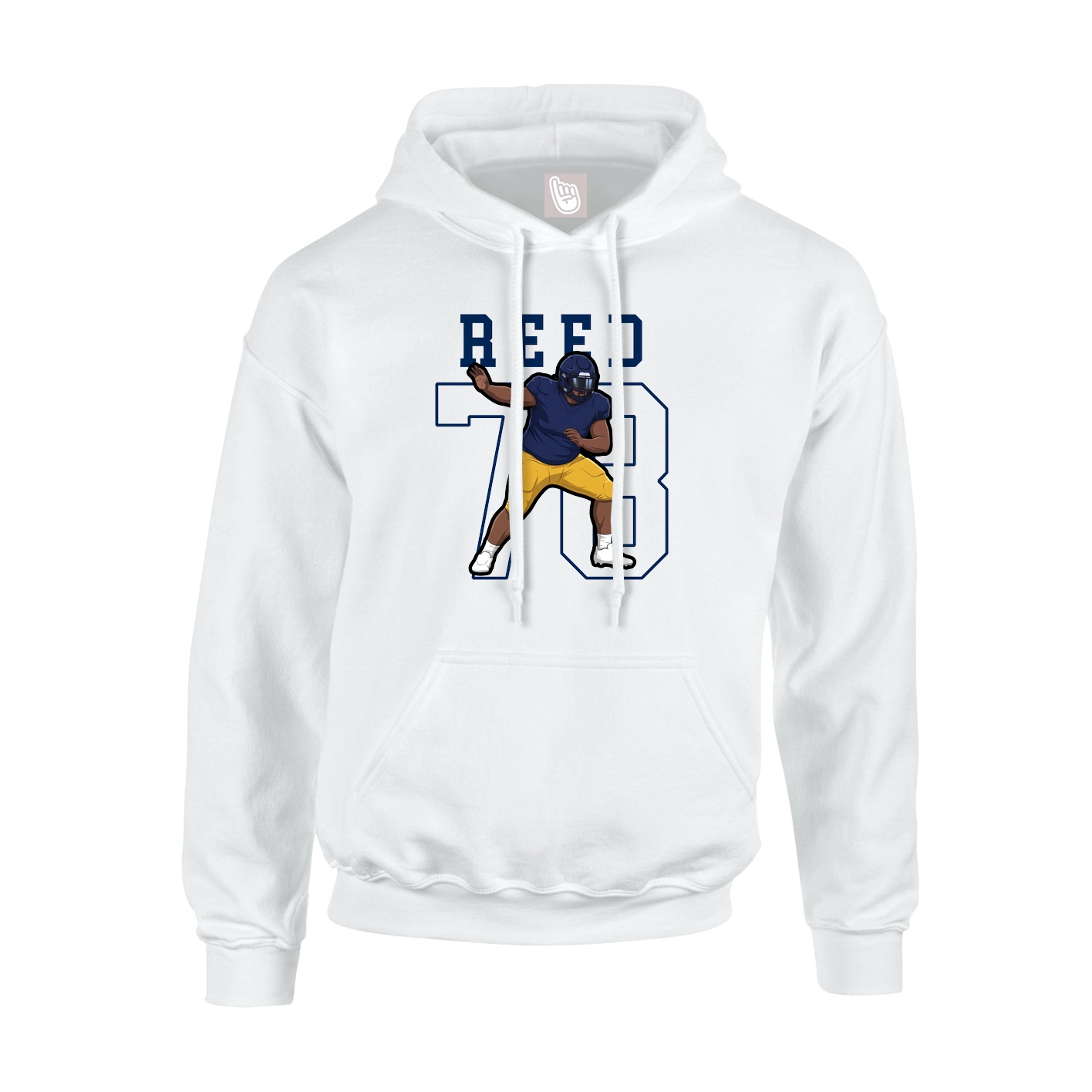 Hoodie — Shirsey in White