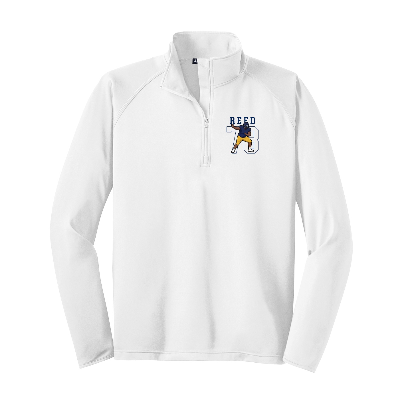 Q-Zip Pullover — Shirsey in White