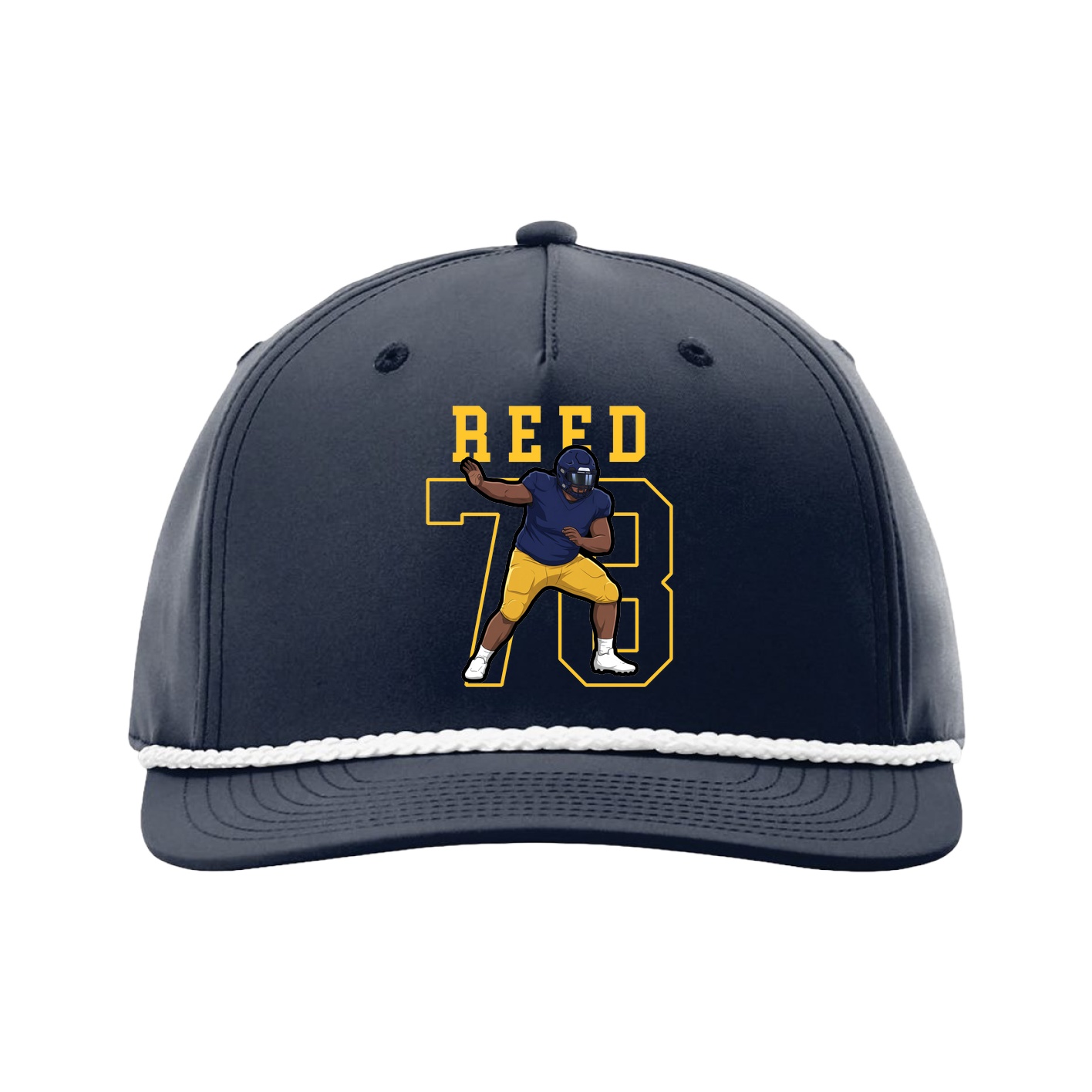 Five-Panel Classic Rope Cap — Shirsey in Navy