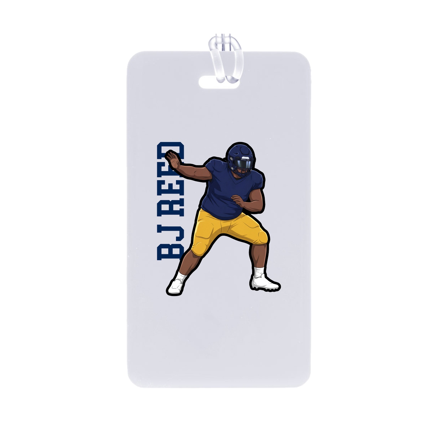 Bag Tag — Name Vertical in Classic