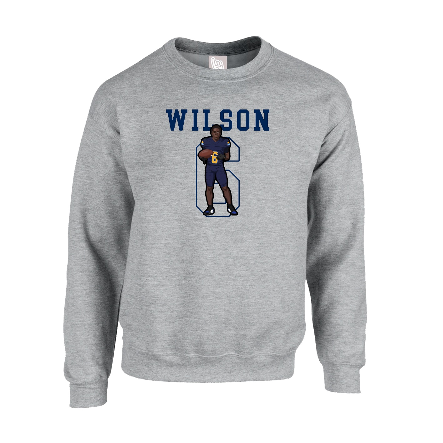 Fleece Crew — Shirsey in Grey