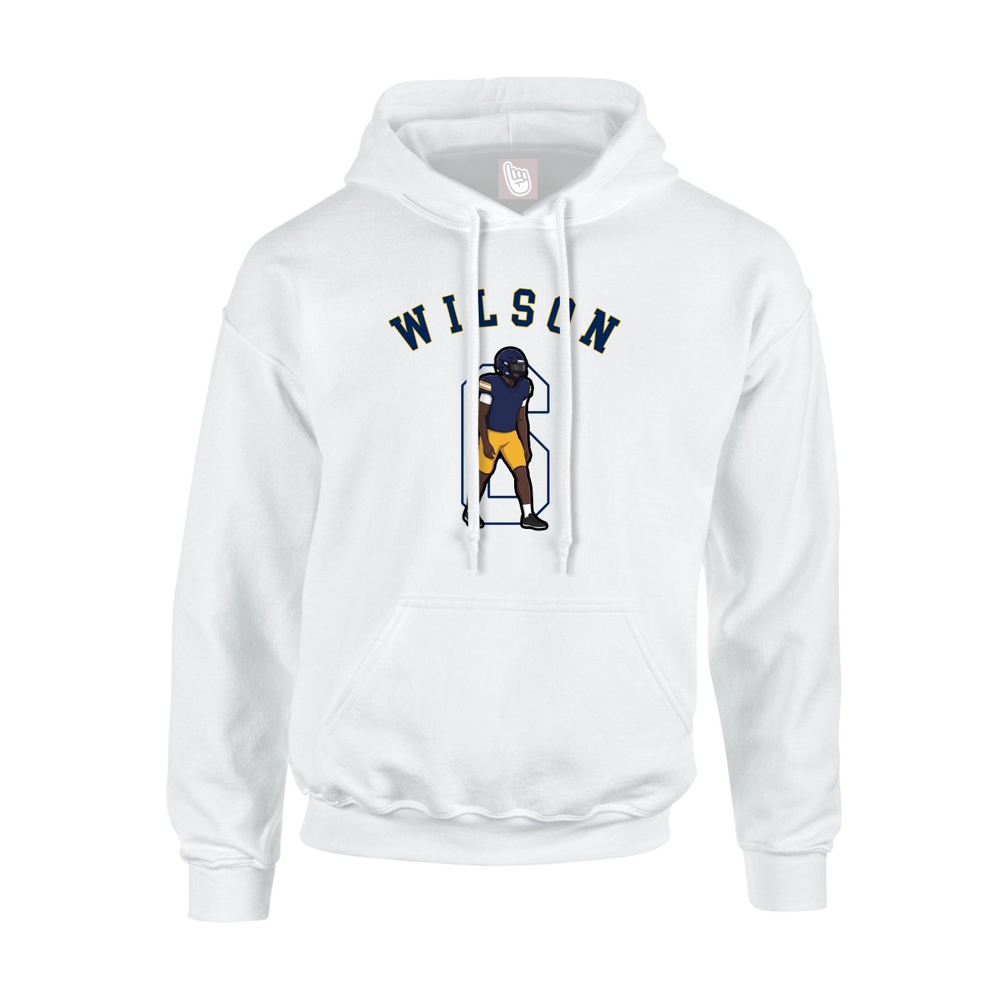Hoodie — Shirsey Arch in White