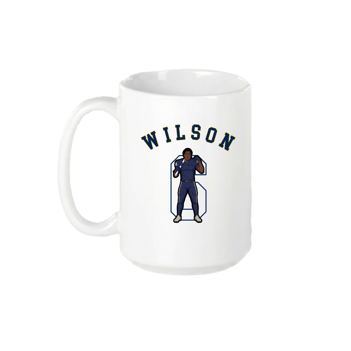 15oz Coffee Mug — Shirsey Arch in White