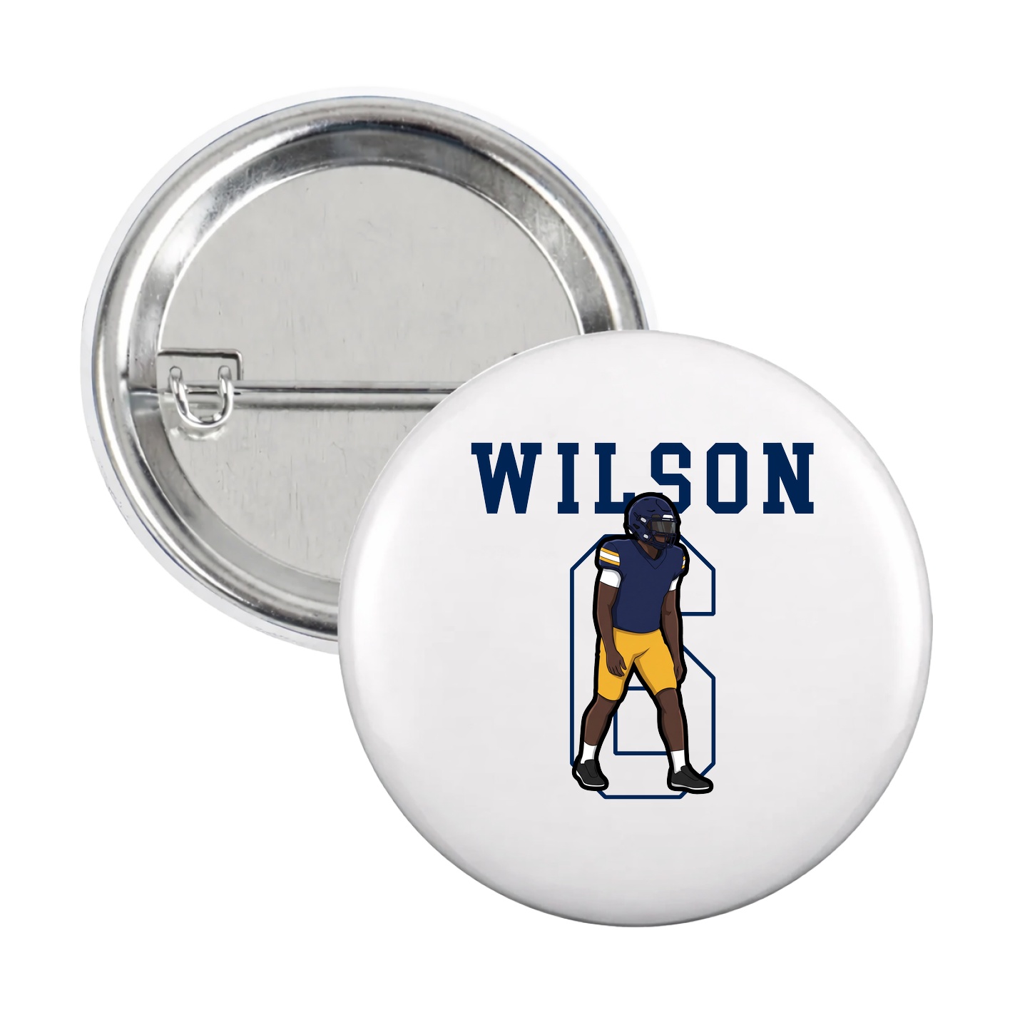 Game Day Button — Shirsey in White