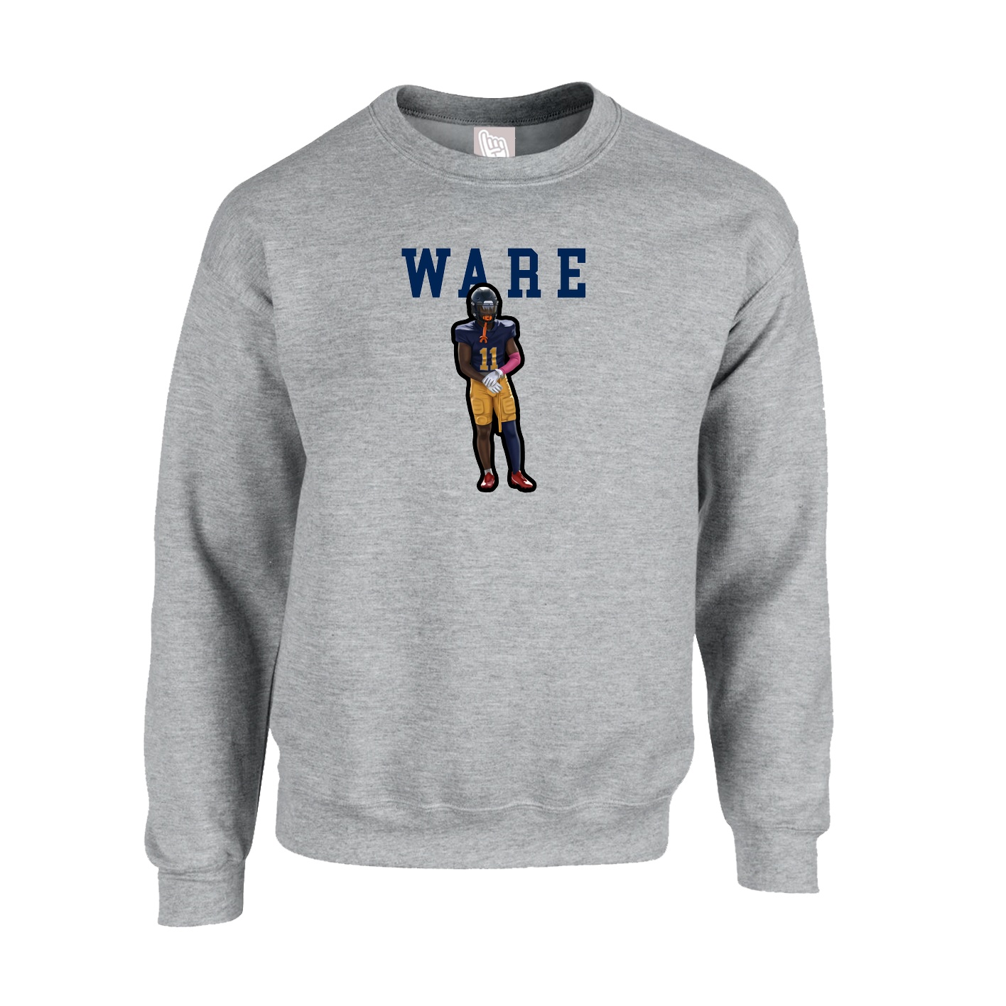 Fleece Crew — Shirsey in Grey