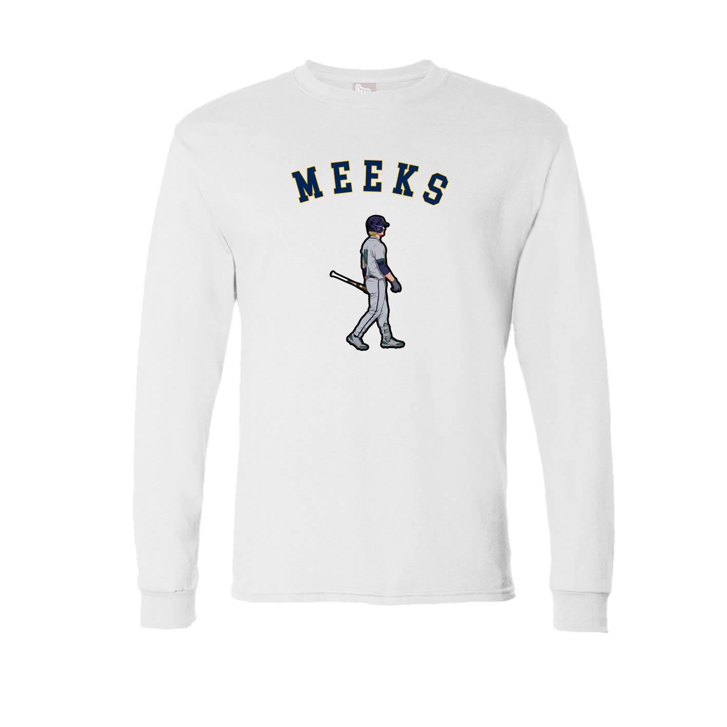 Long Sleeve Tee — Shirsey Arch in White