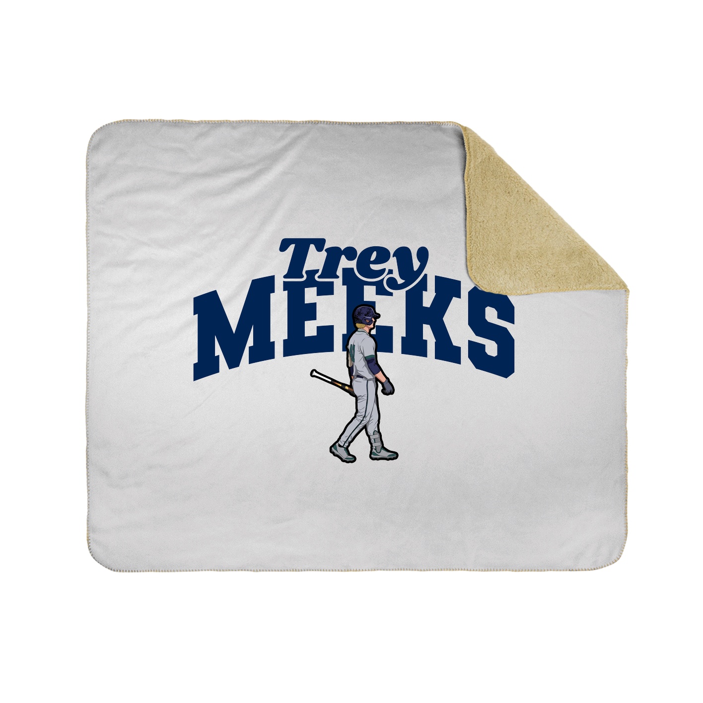Throw Blanket — Signature Arch in White