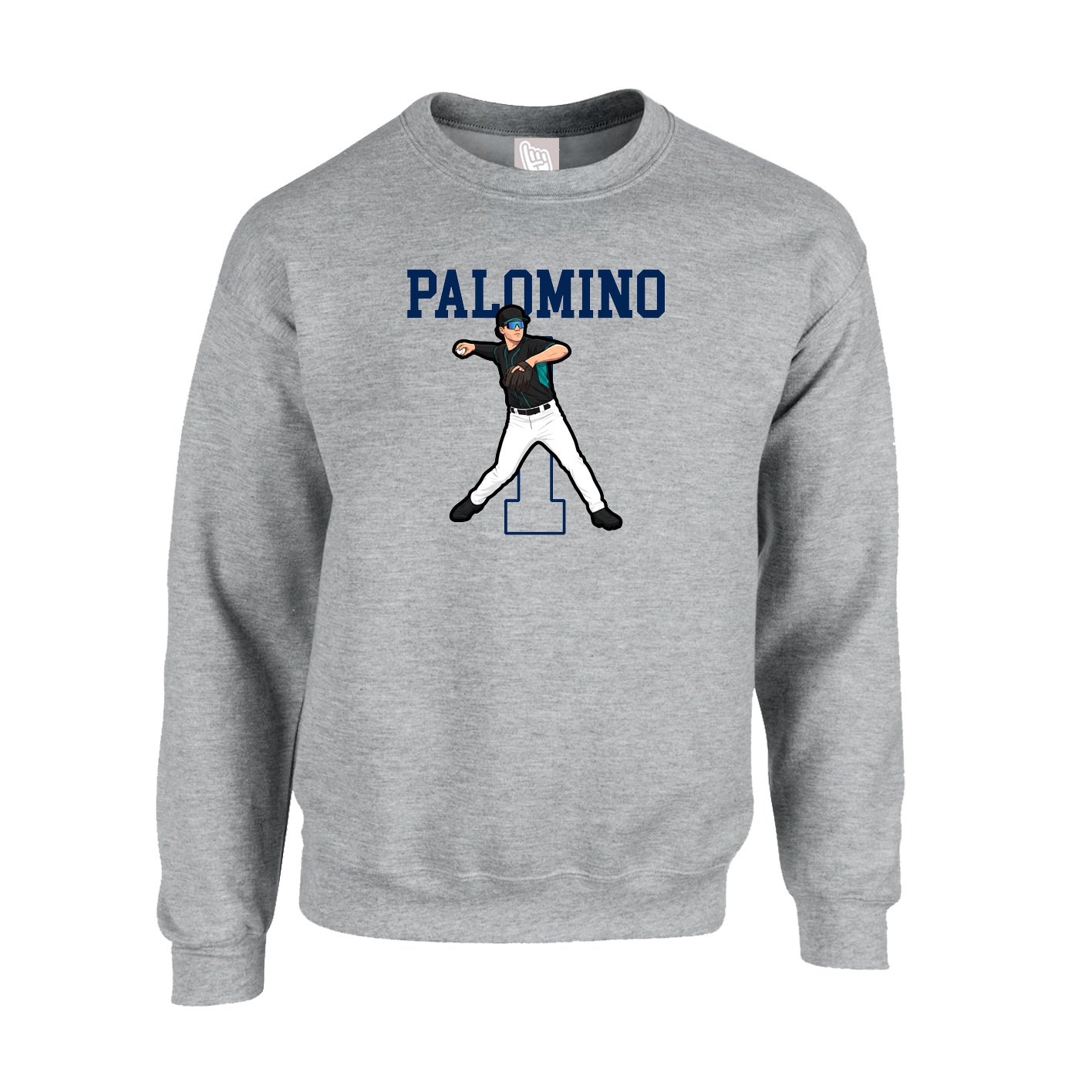Fleece Crew — Shirsey in Grey