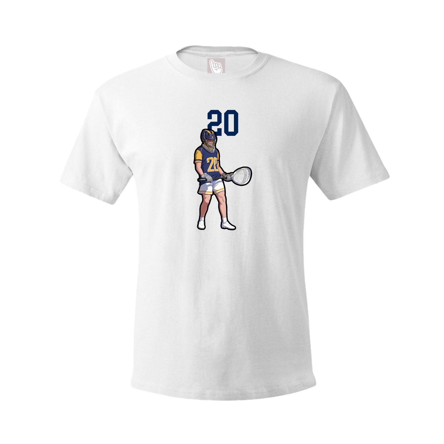 Tee — Number Top in White