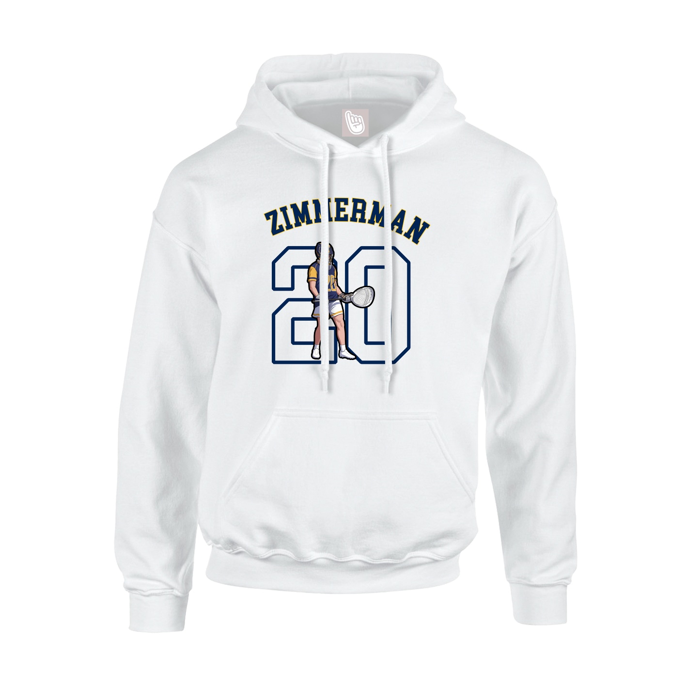 Hoodie — Shirsey Arch in White