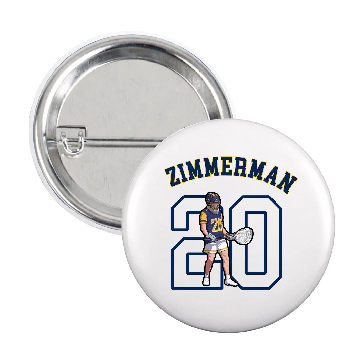 Game Day Button — Shirsey Arch in White