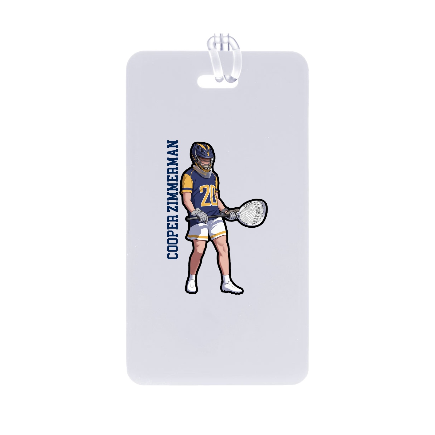 Bag Tag — Name Vertical in Classic