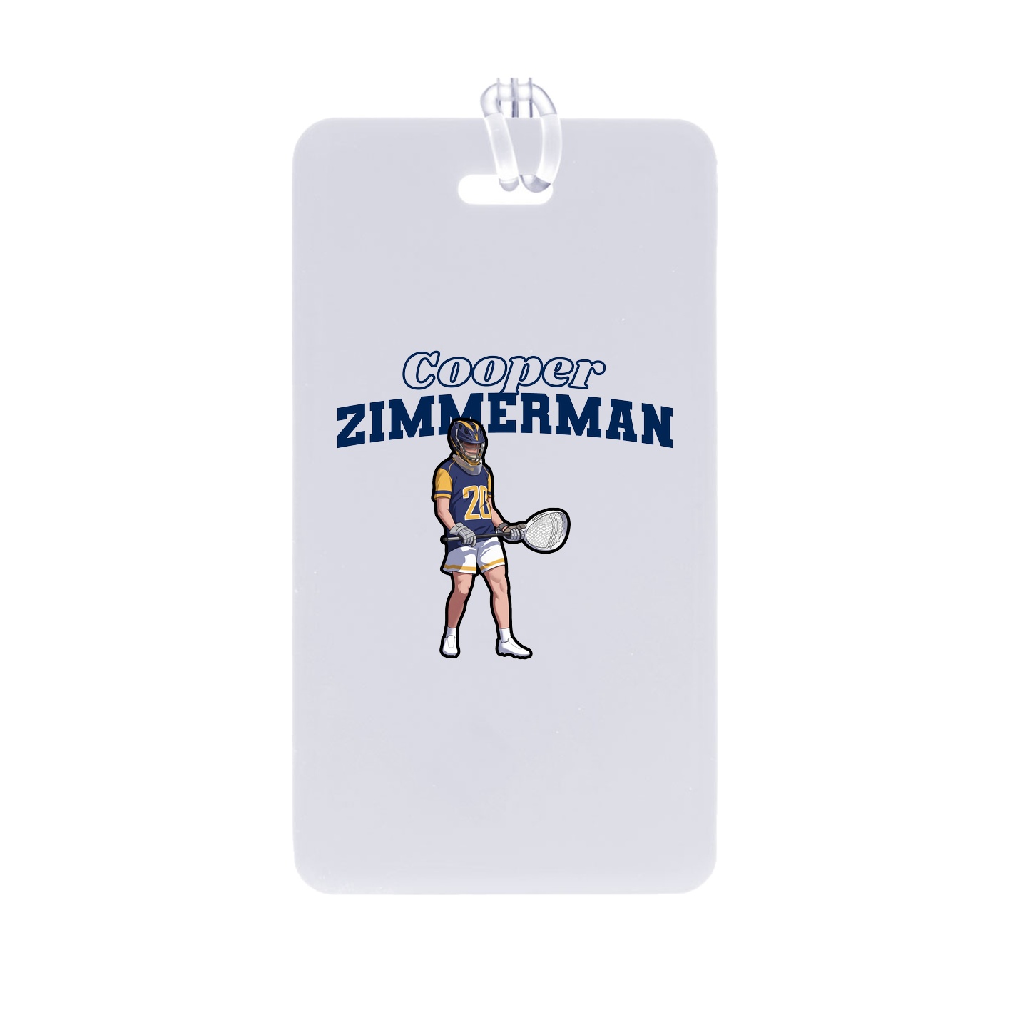 Bag Tag — Name Arch in Classic