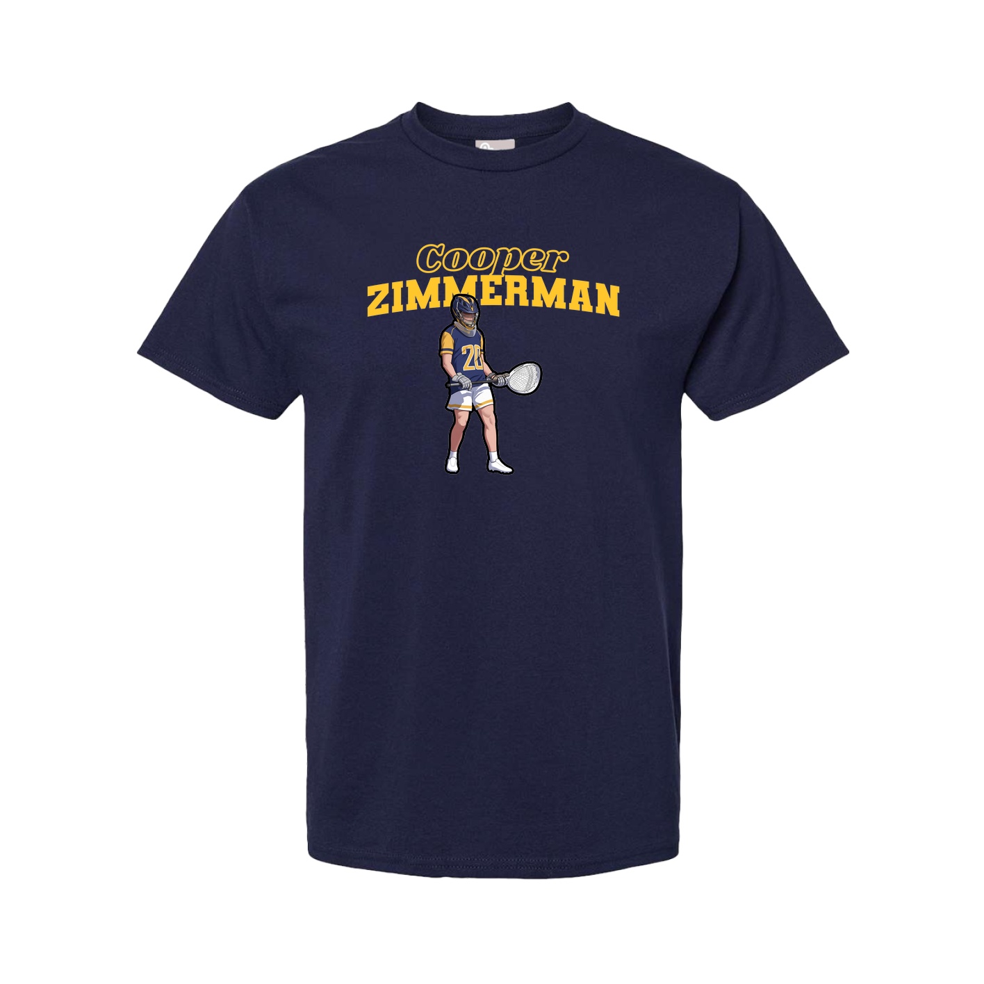 Tee — Name Arch in Navy
