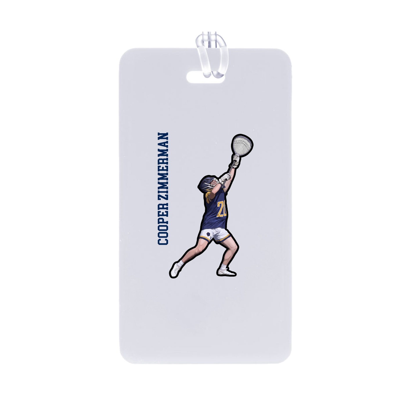 Bag Tag — Name Vertical in Classic