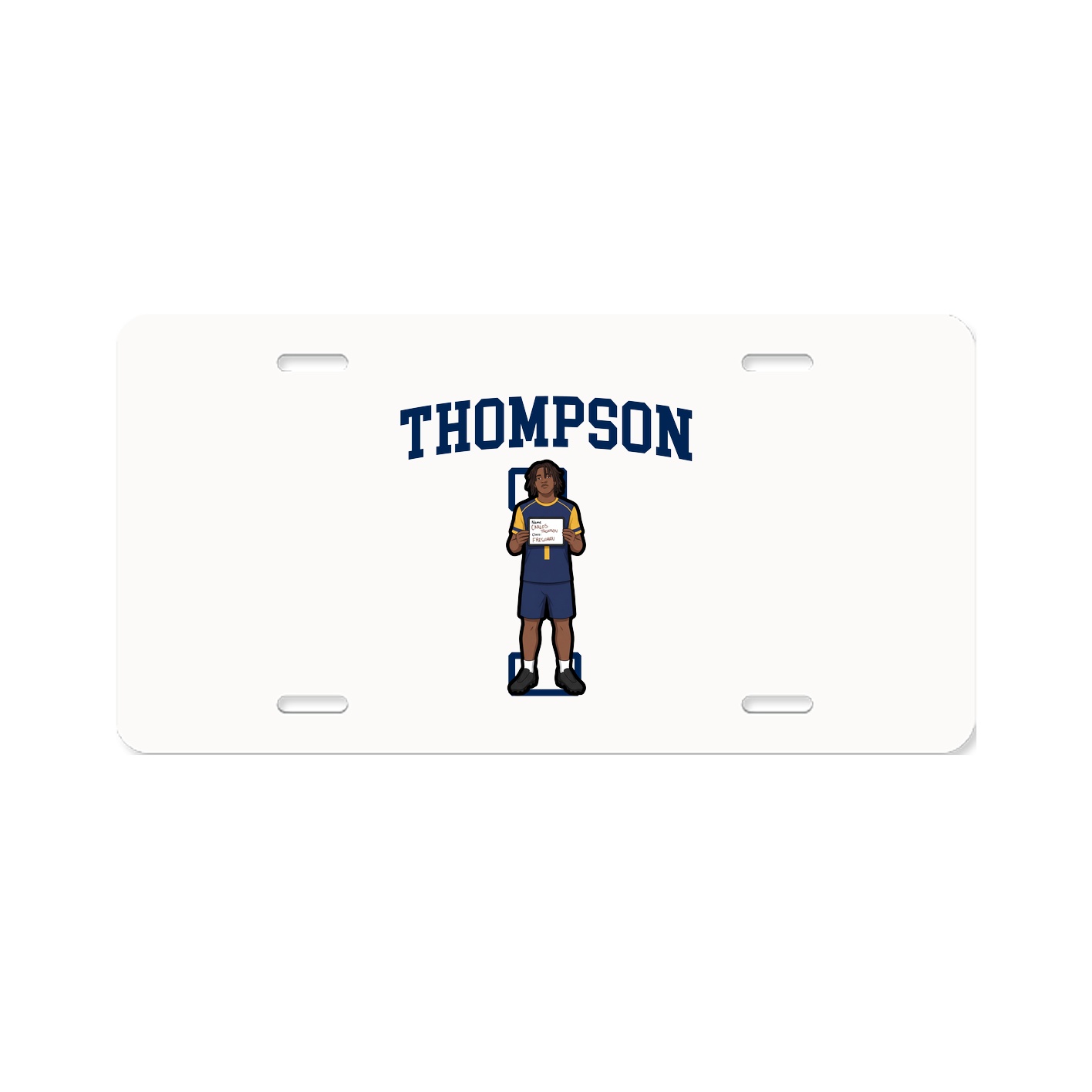 License Plate — Shirsey in Classic
