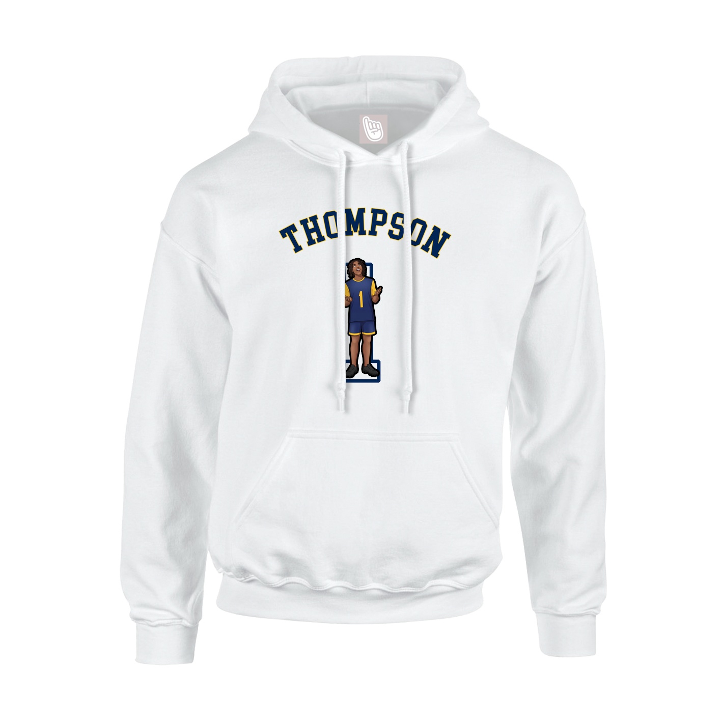 Youth Hoodie — Shirsey Arch in White