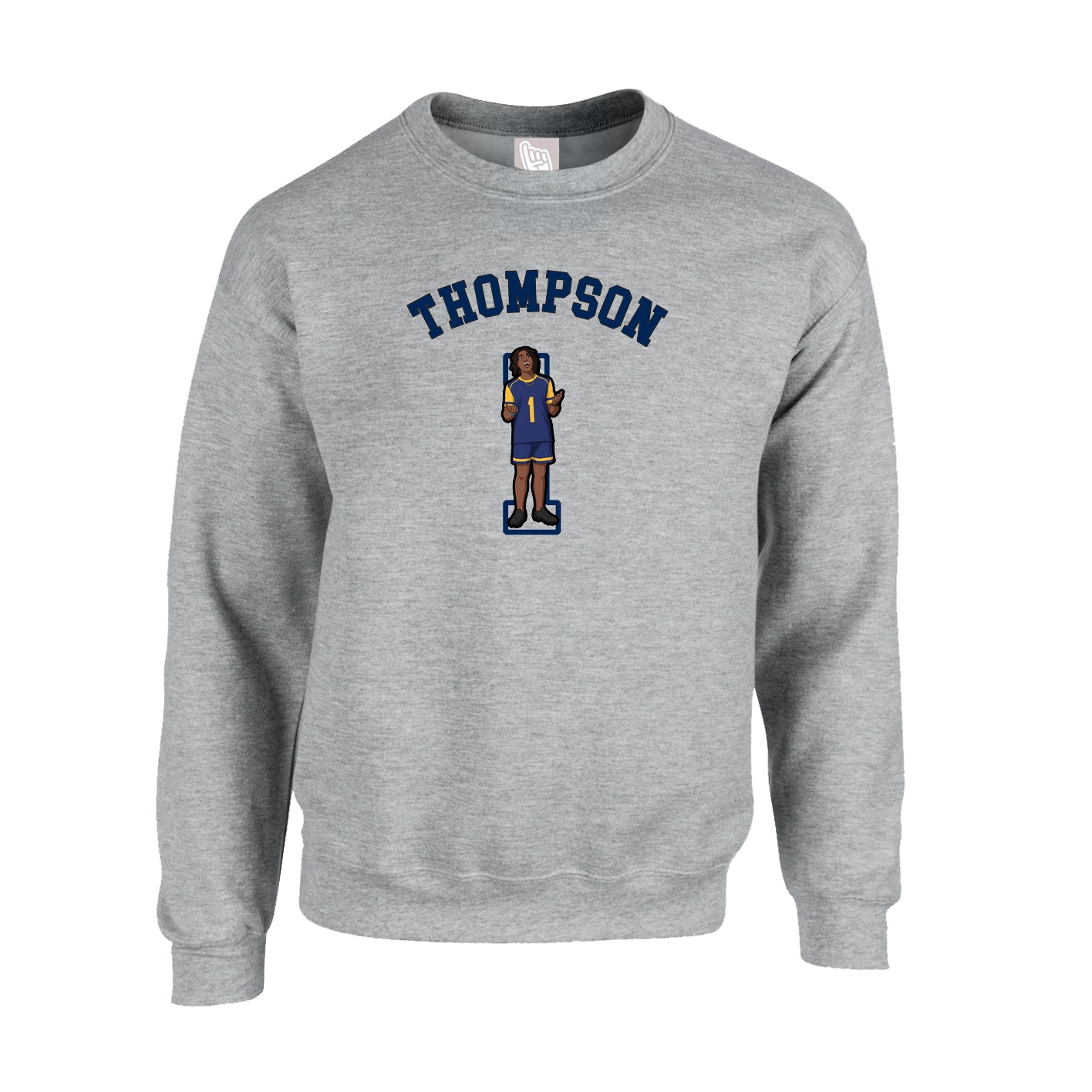 Fleece Crew — Shirsey Arch in Grey