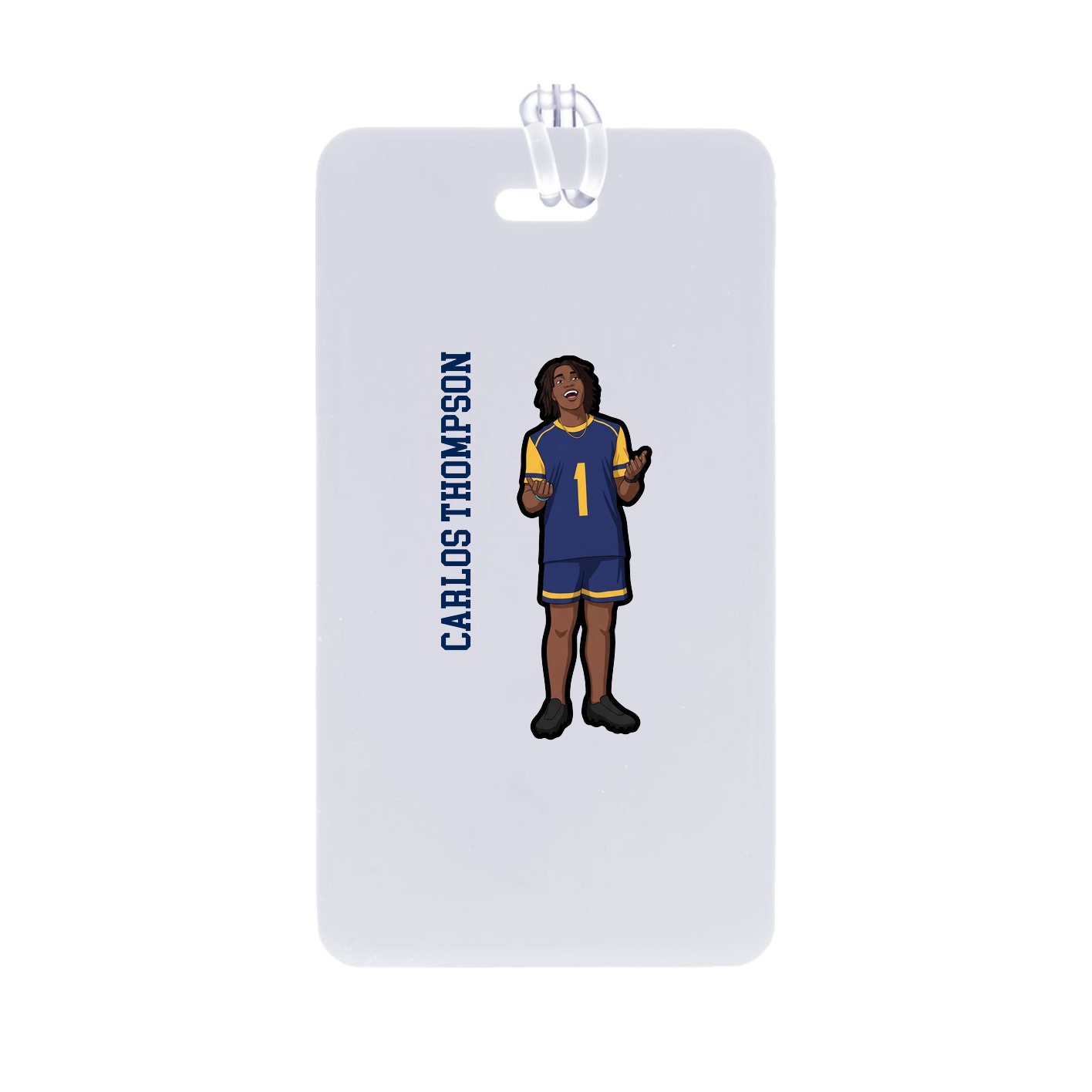 Bag Tag — Name Vertical in Classic