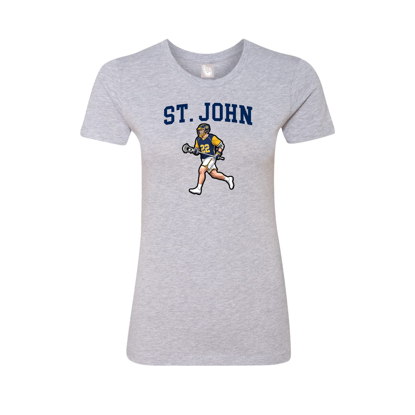 Fitted Women's Tee — Shirsey in Grey