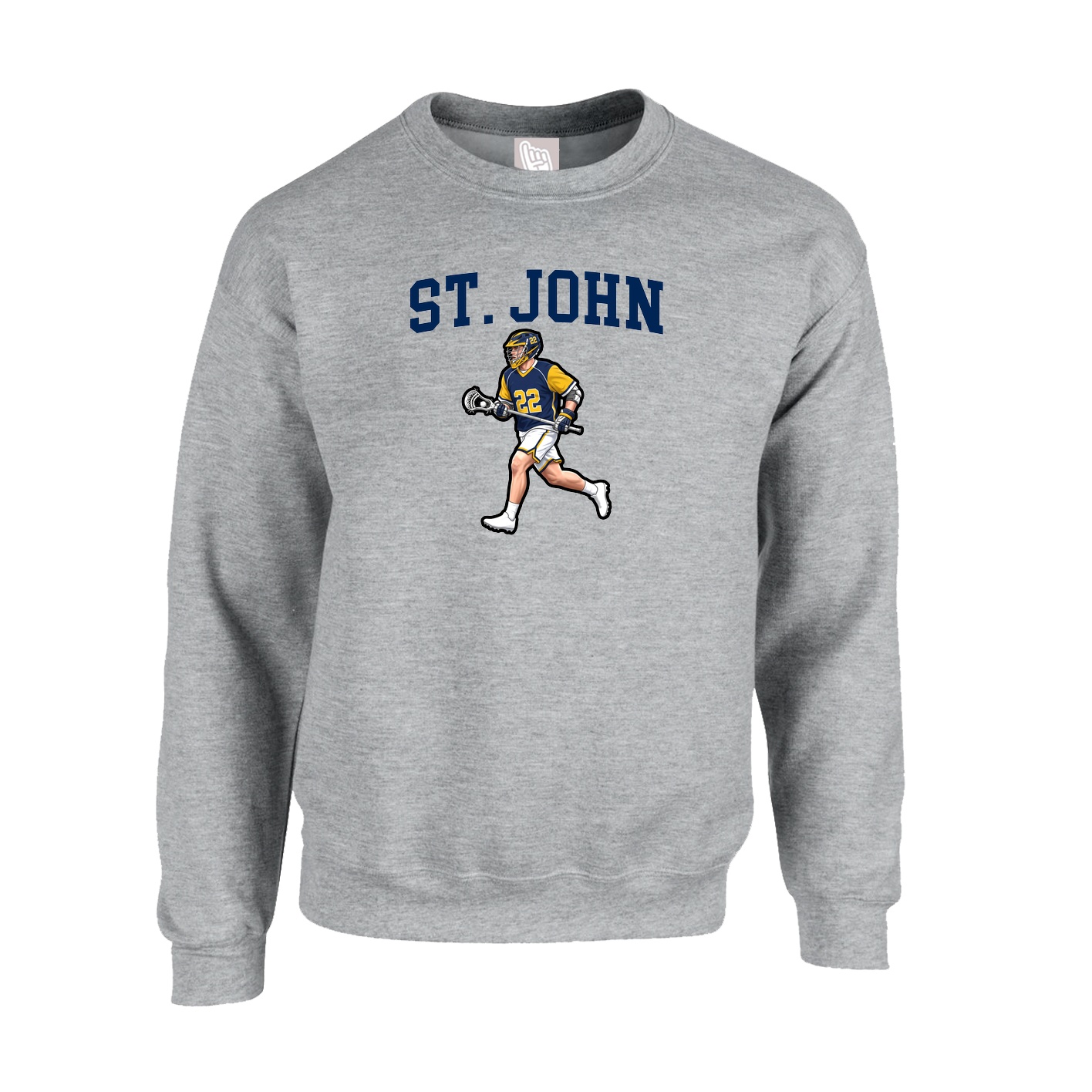 Fleece Crew — Shirsey in Grey