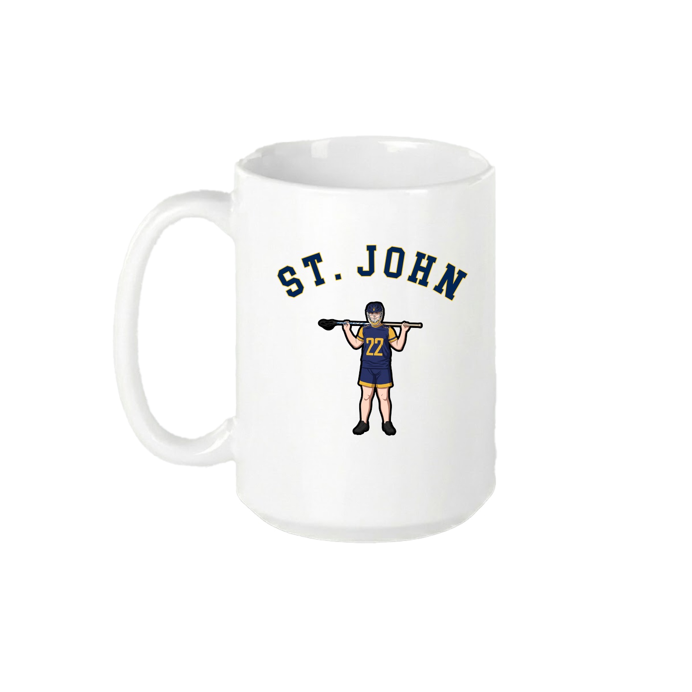 15oz Coffee Mug — Shirsey Arch in White