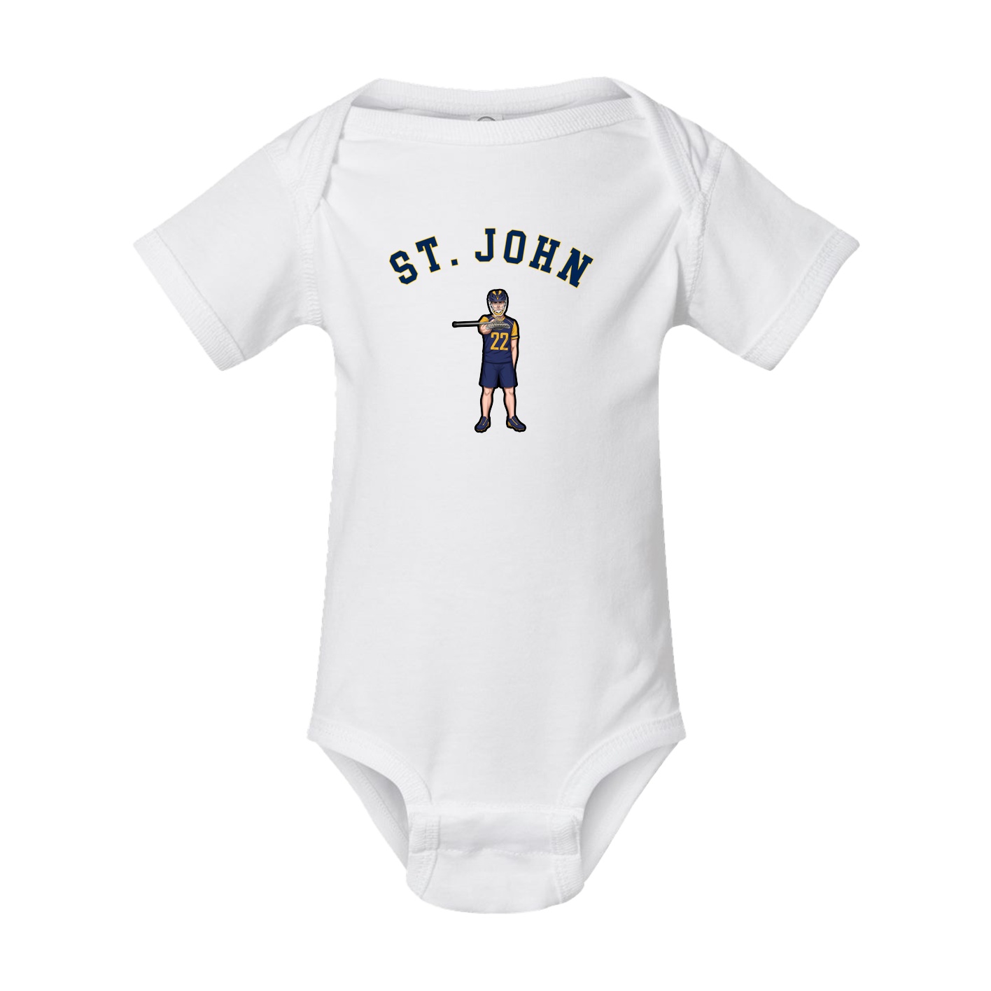 Baby Onesie — Shirsey Arch in White