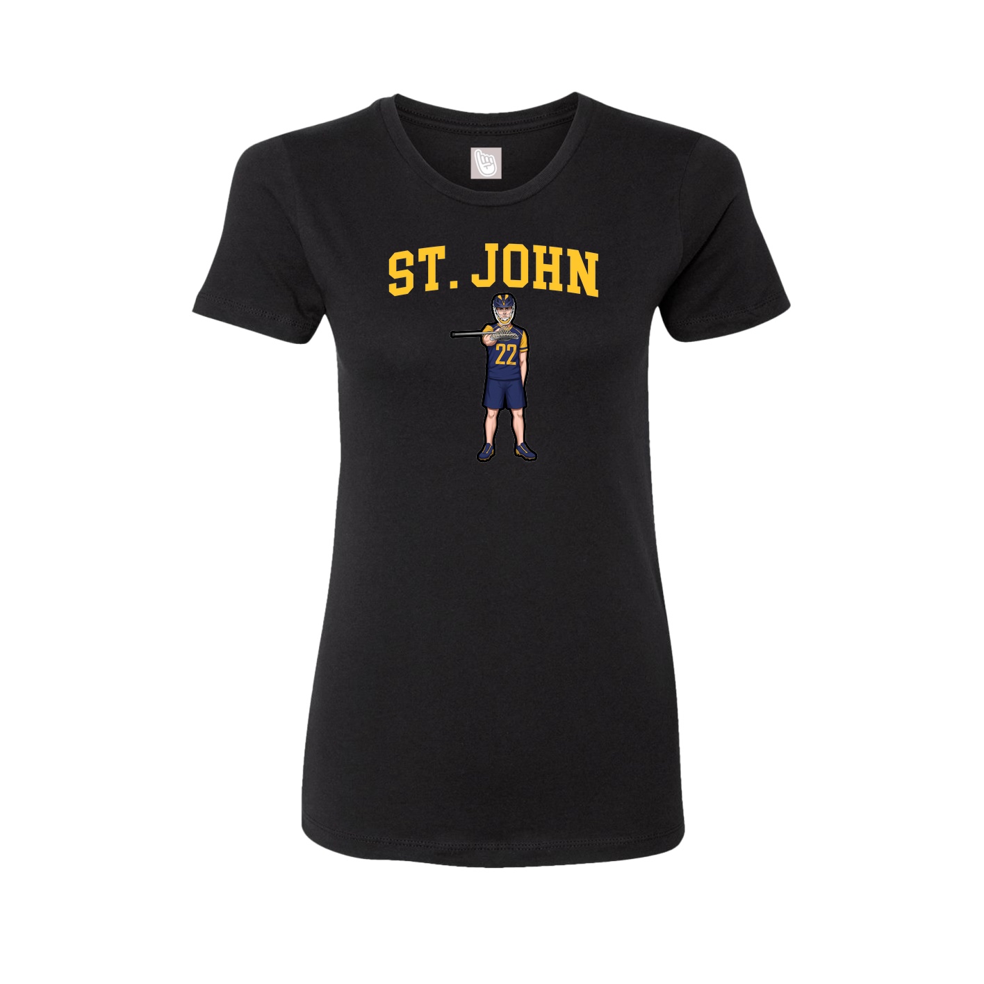 Fitted Women's Tee — Shirsey in Black