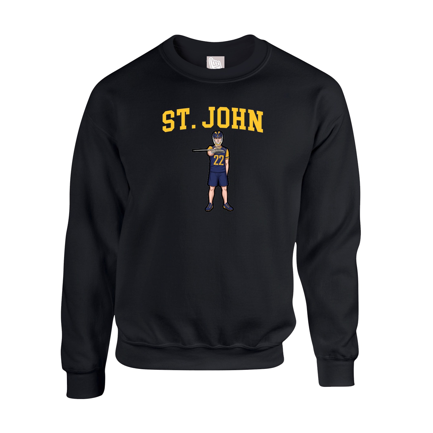 Fleece Crew — Shirsey in Black