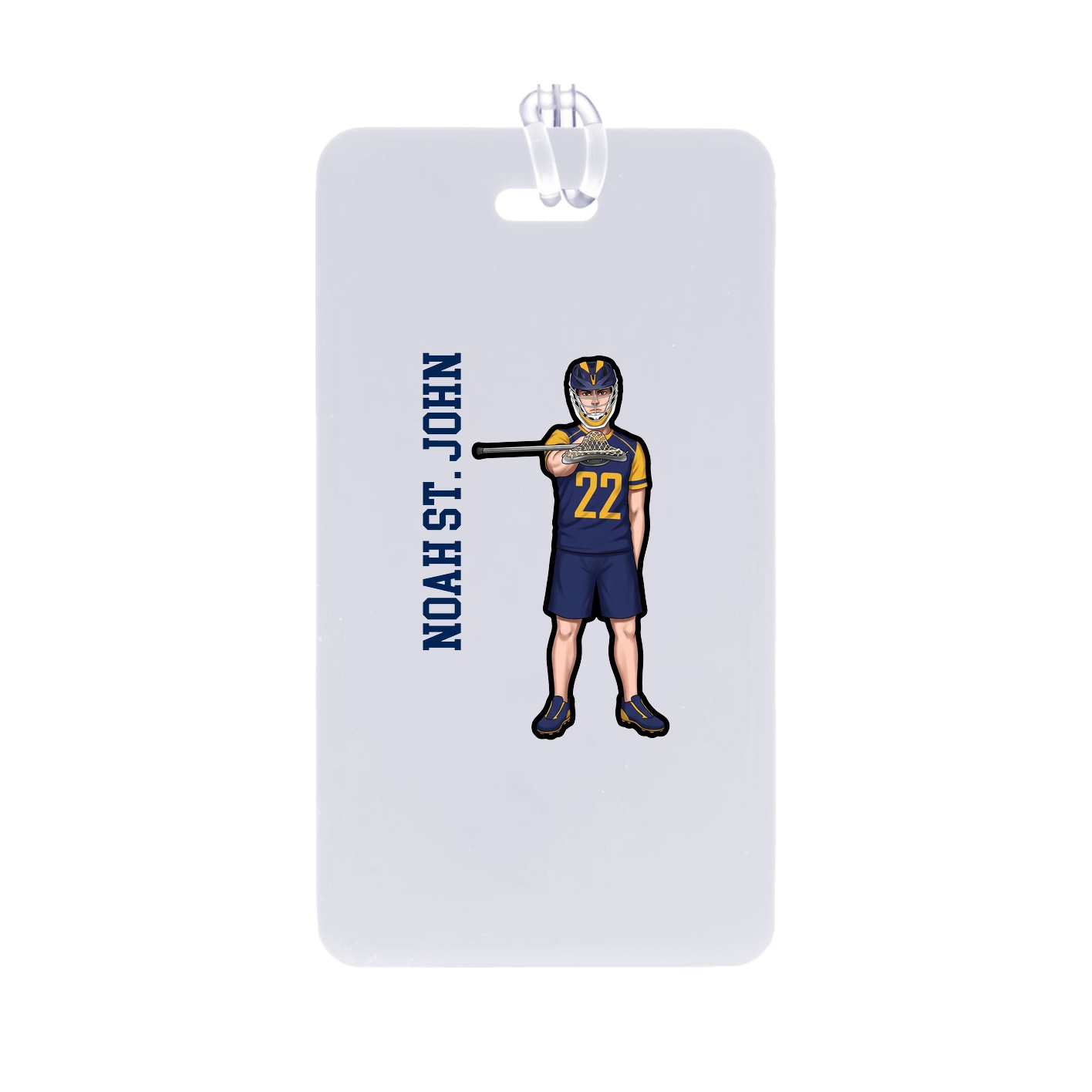 Bag Tag — Name Vertical in Classic