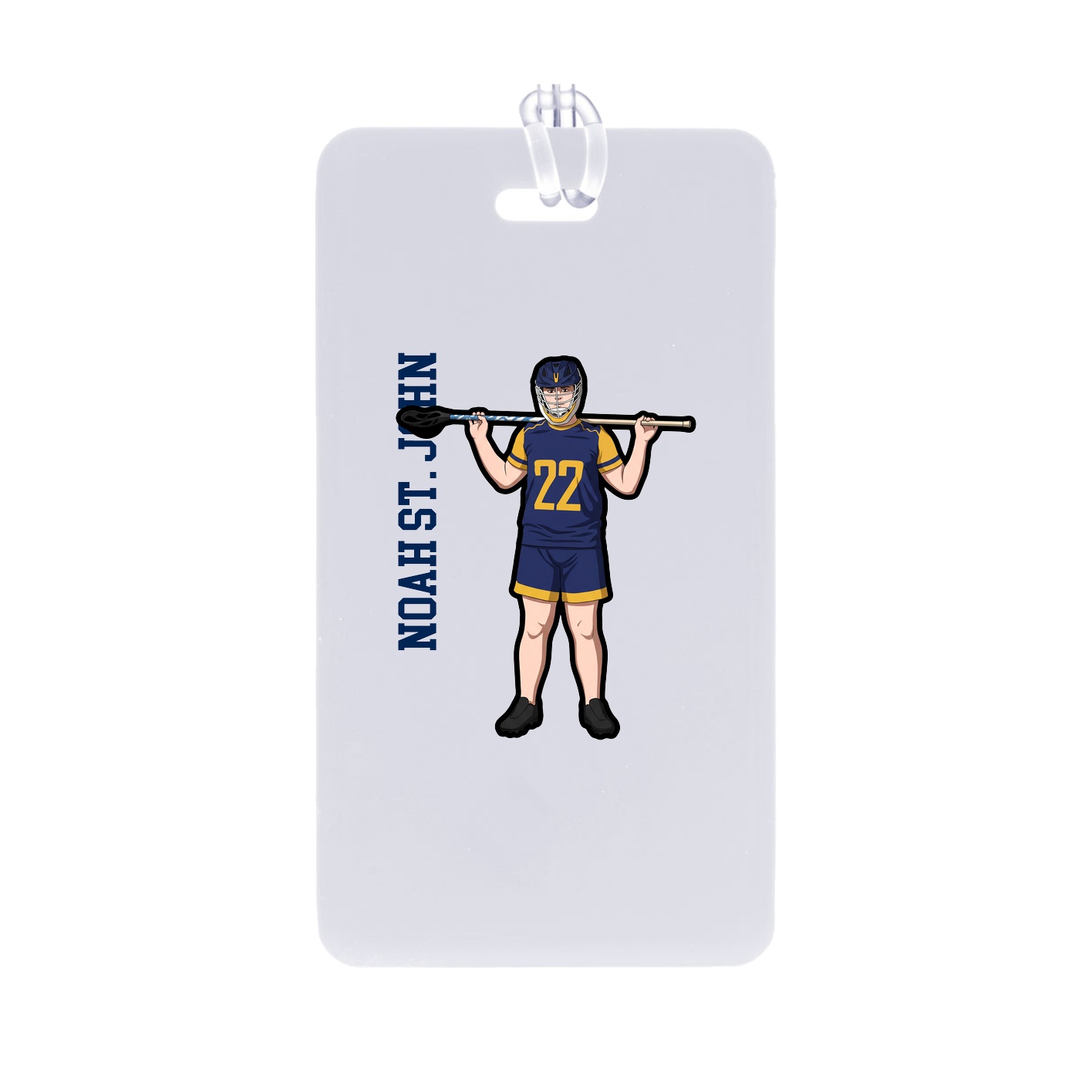 Bag Tag — Name Vertical in Classic