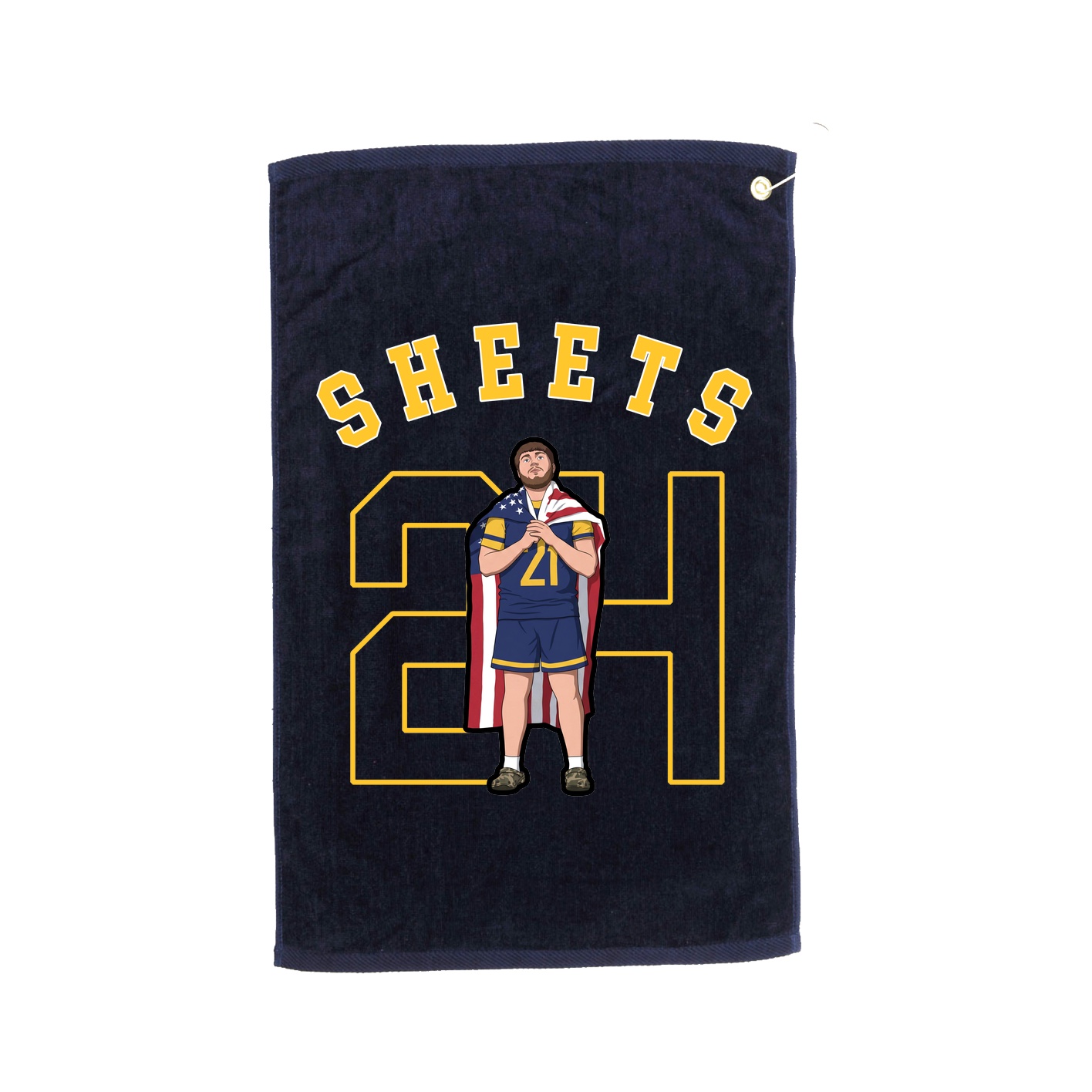 Golf Towel — Shirsey Arch in Navy
