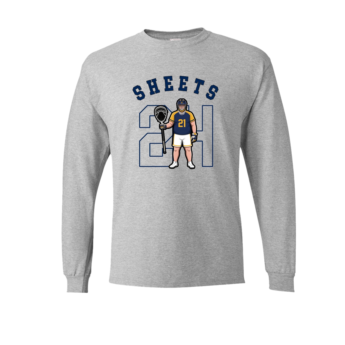 Long Sleeve Tee — Shirsey Arch in Grey