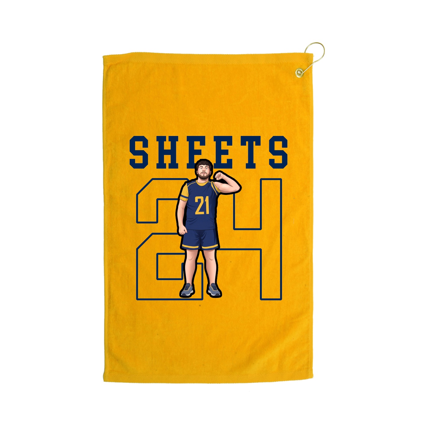 Golf Towel — Shirsey in Gold