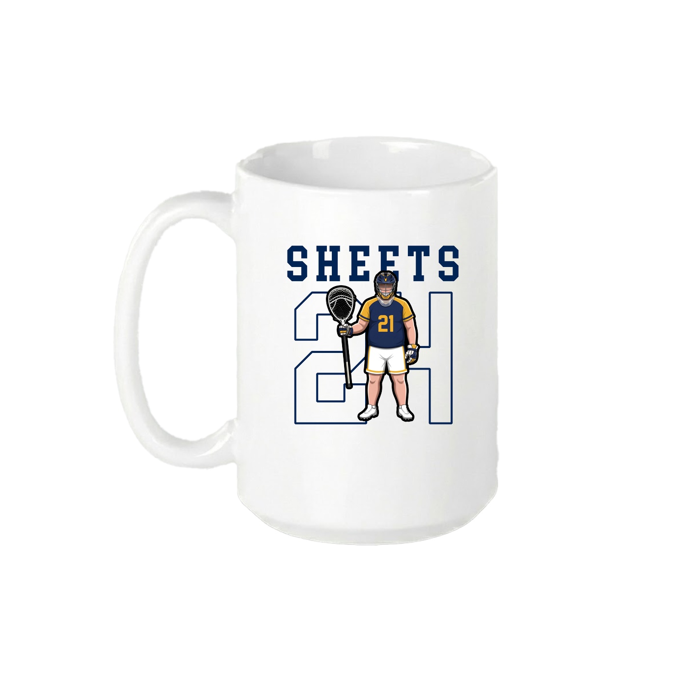 15oz Coffee Mug — Shirsey in White