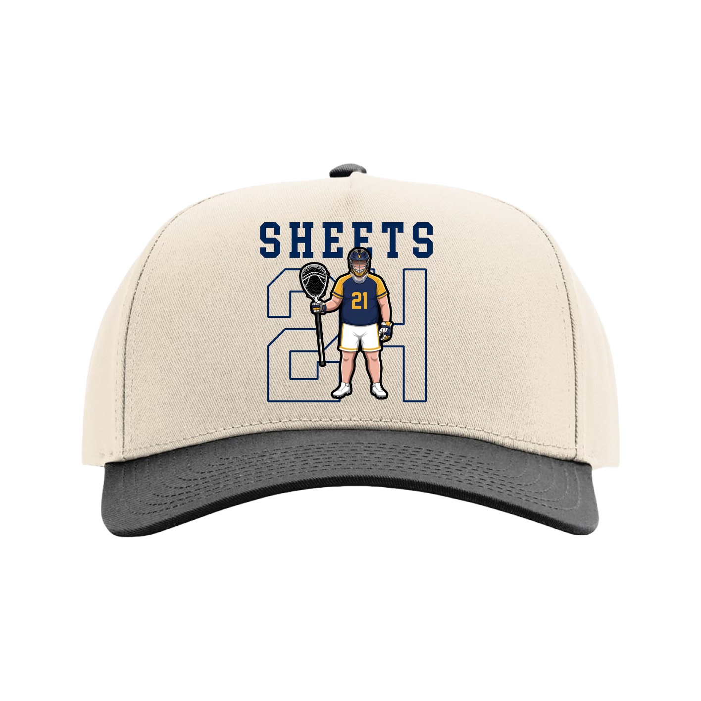 Full Fabric Five-Panel Champ Cap