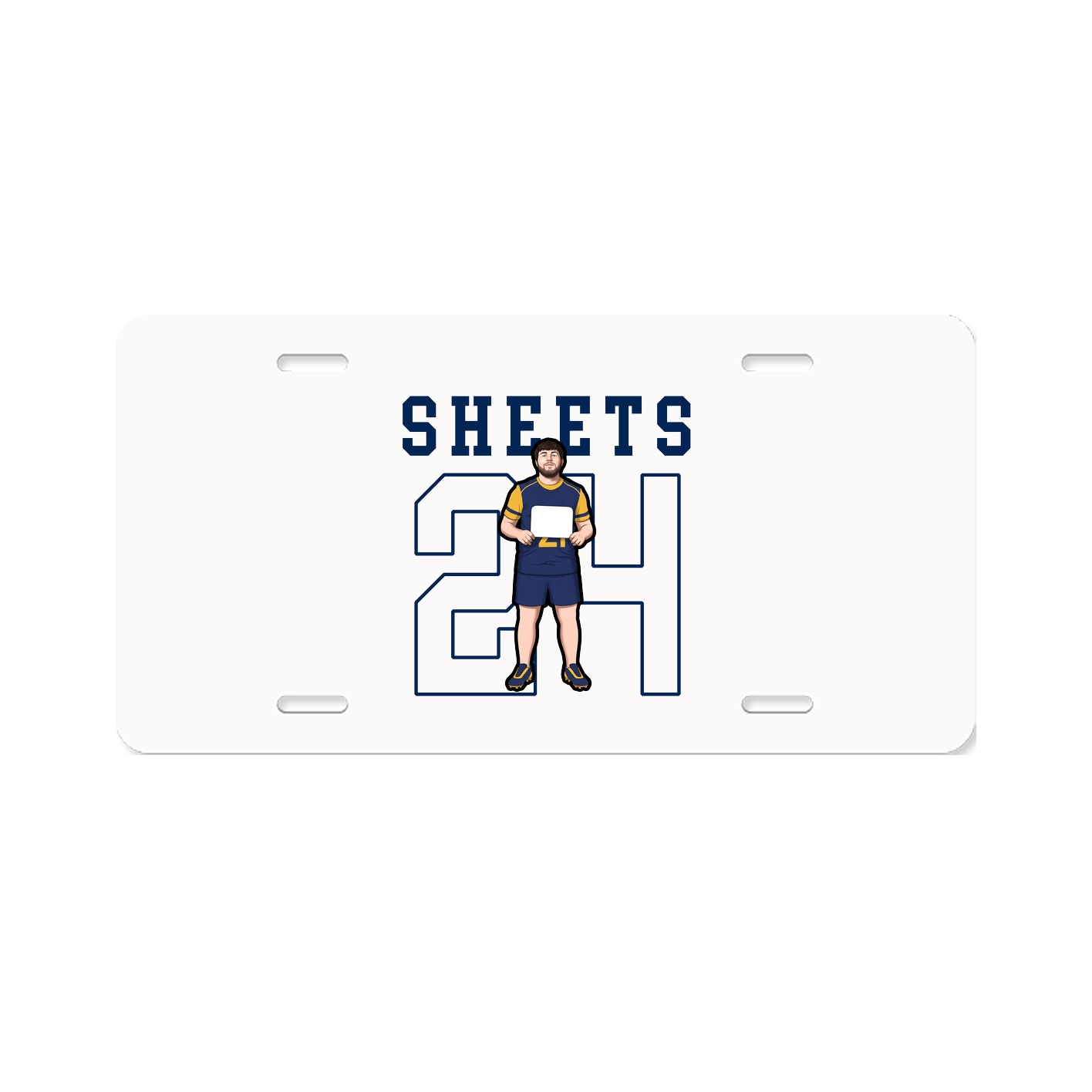 License Plate — Shirsey in Classic