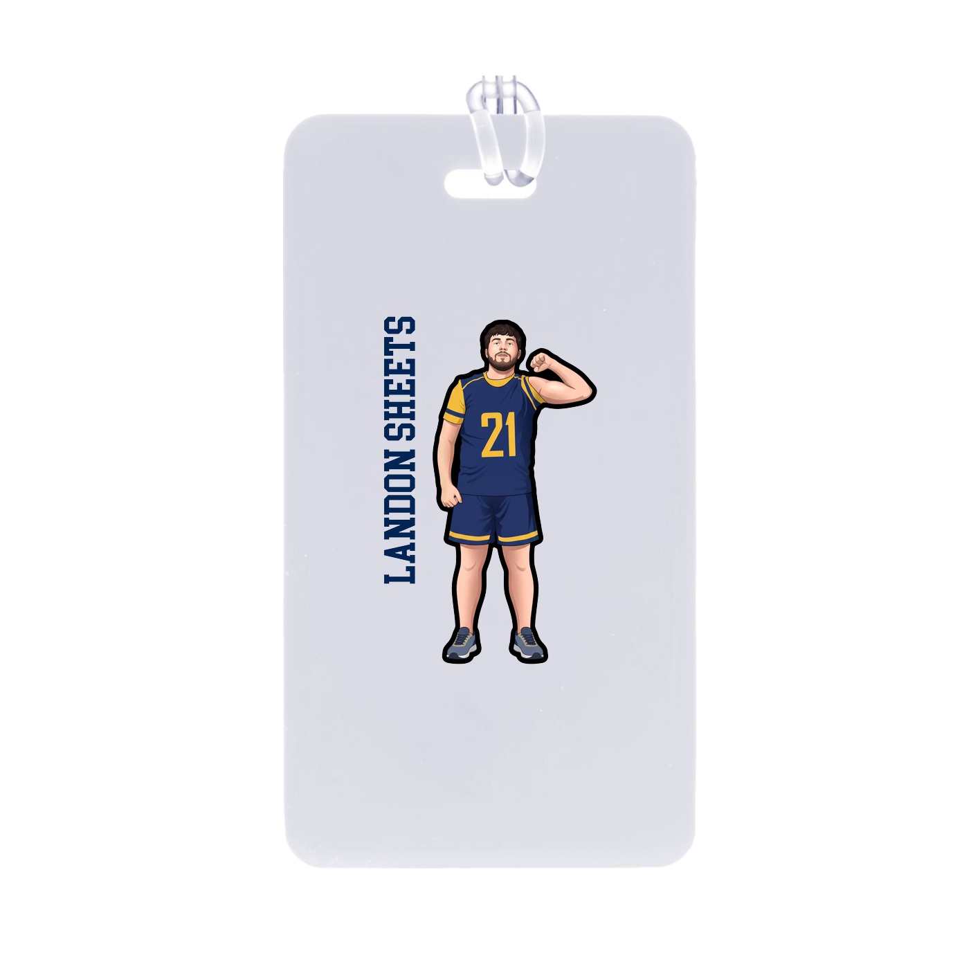 Bag Tag — Name Vertical in Classic