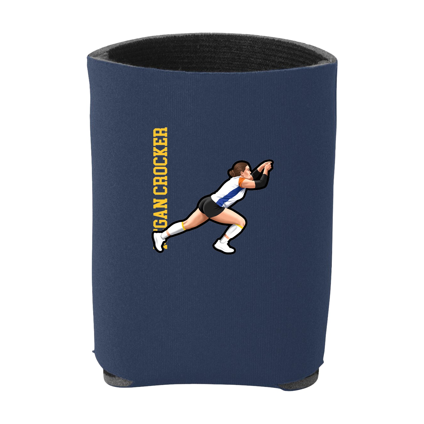 Can Holder — Name Vertical in Navy