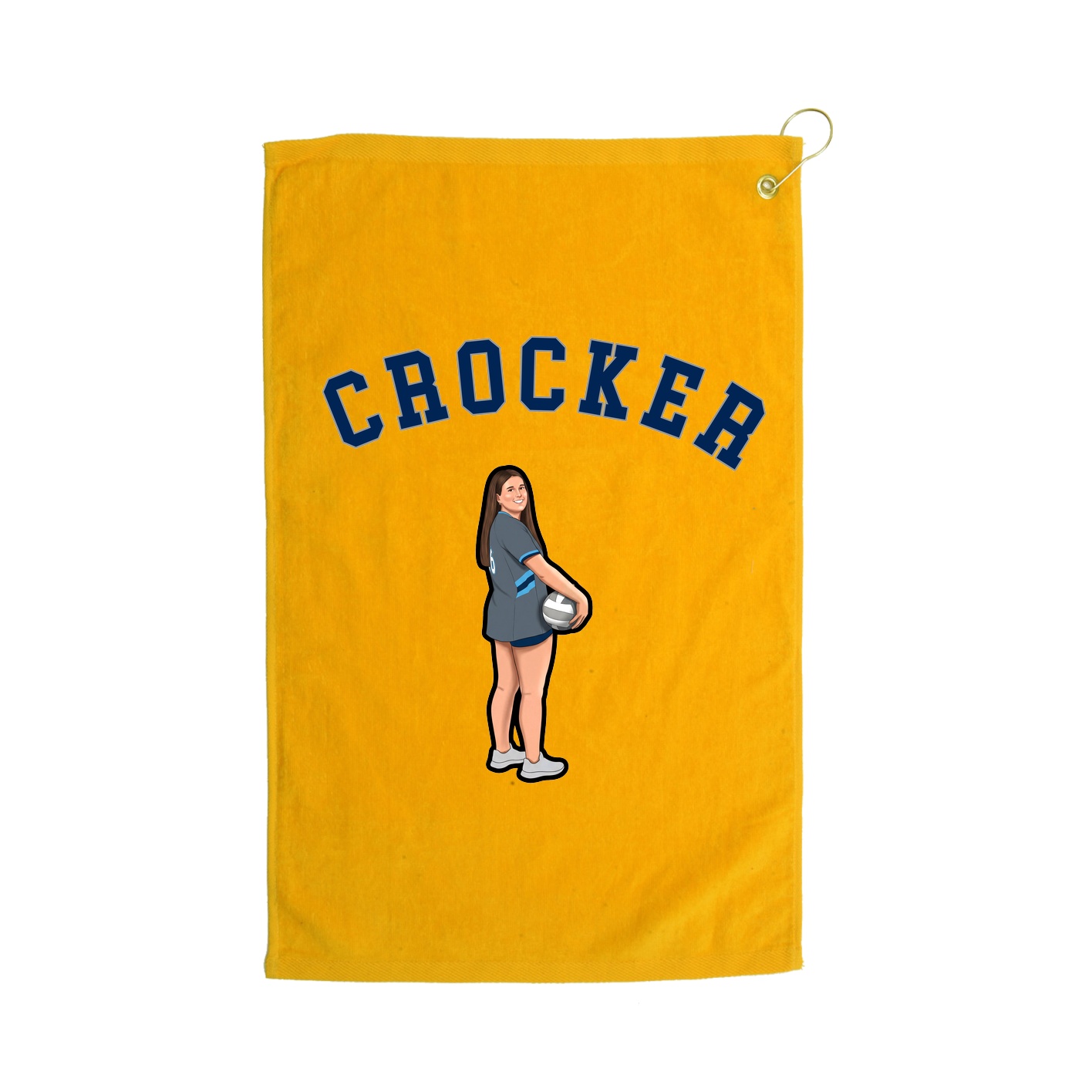 Golf Towel — Shirsey Arch in Gold