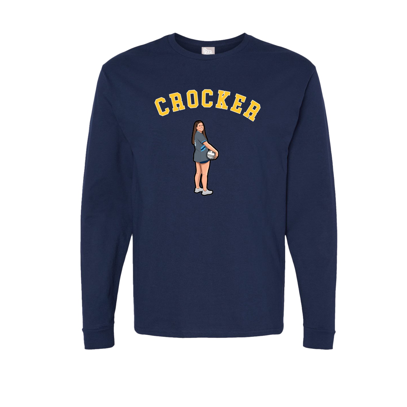 Long Sleeve Tee — Shirsey Arch in Navy